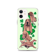 Load image into Gallery viewer, Irish Setter with Shamrocks iPhone Case