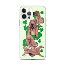 Load image into Gallery viewer, Irish Setter with Shamrocks iPhone Case