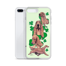 Load image into Gallery viewer, Irish Setter with Shamrocks iPhone Case