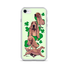 Load image into Gallery viewer, Irish Setter with Shamrocks iPhone Case
