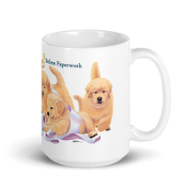 Load image into Gallery viewer, Cute! Collectable Golden Retriever Puppies Coffee Mug! Available in 2 Sizes