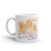 Load image into Gallery viewer, Cute! Collectable Golden Retriever Puppies Coffee Mug! Available in 2 Sizes