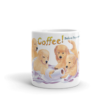 Load image into Gallery viewer, Cute! Collectable Golden Retriever Puppies Coffee Mug! Available in 2 Sizes