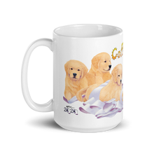 Load image into Gallery viewer, Cute! Collectable Golden Retriever Puppies Coffee Mug! Available in 2 Sizes