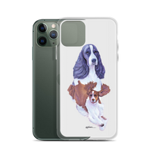 Load image into Gallery viewer, English Springer Spaniel B/W iPhone Case