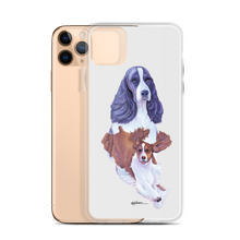 Load image into Gallery viewer, English Springer Spaniel B/W iPhone Case