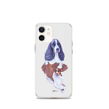 Load image into Gallery viewer, English Springer Spaniel B/W iPhone Case