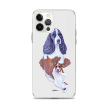 Load image into Gallery viewer, English Springer Spaniel B/W iPhone Case
