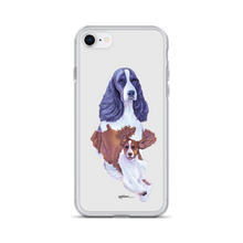 Load image into Gallery viewer, English Springer Spaniel B/W iPhone Case