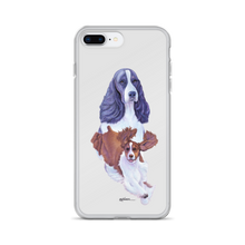 Load image into Gallery viewer, English Springer Spaniel B/W iPhone Case