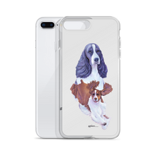 Load image into Gallery viewer, English Springer Spaniel B/W iPhone Case