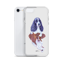 Load image into Gallery viewer, English Springer Spaniel B/W iPhone Case