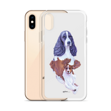 Load image into Gallery viewer, English Springer Spaniel B/W iPhone Case