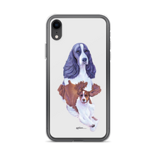 Load image into Gallery viewer, English Springer Spaniel B/W iPhone Case