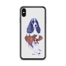 Load image into Gallery viewer, English Springer Spaniel B/W iPhone Case