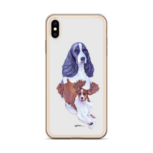 Load image into Gallery viewer, English Springer Spaniel B/W iPhone Case