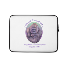 Load image into Gallery viewer, Unique Funny Gorilla Design on Laptop Sleeve
