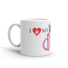 Load image into Gallery viewer, Cute!! Collectable "I Love My Coffee.. Pug" Design on a Coffee Mug, Available in 2 Sizes