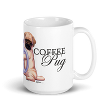 Load image into Gallery viewer, Cute! "I Love My Coffee...Pug" Collectable Coffee Mug, Available in 2 sizes