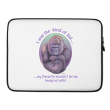 Load image into Gallery viewer, Unique Funny Gorilla Design on Laptop Sleeve