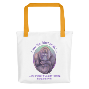 Humorous Gorilla Tote bag
