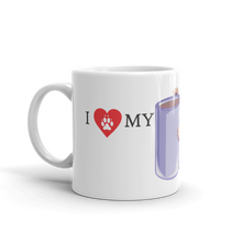 Load image into Gallery viewer, Cute! "I Love My Coffee...Pug" Collectable Coffee Mug, Available in 2 sizes